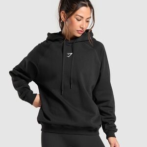Gymshark Black Training Oversized Fleece Hoodie